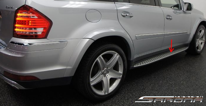Custom Mercedes GL SUV/SAV/Crossover Running Boards (2006 - 2012) - $590.00 (Part #MB-001-SB)